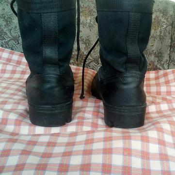 Botas Estilo Militar Talla 45