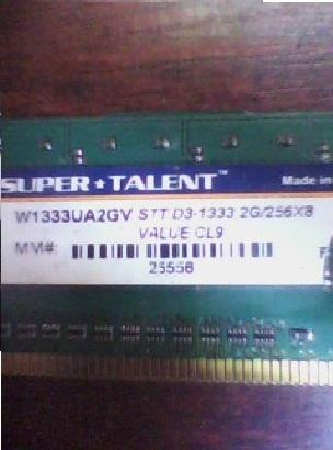memoria ran super talent 2gb
