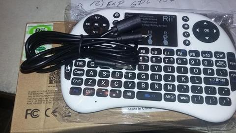 Mini Rii Teclado portátil para PC y laptop