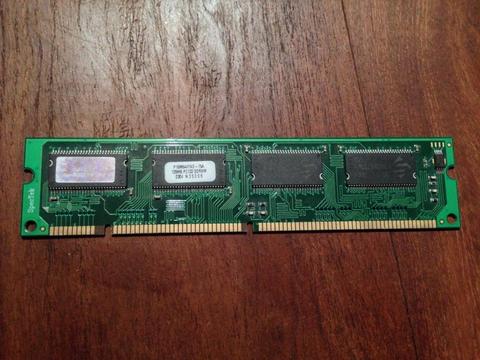 memoria ram de 128 MB usada