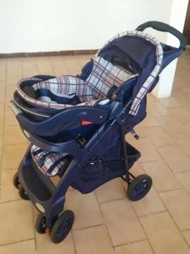 Coche Y Porta Bebe Graco Usado