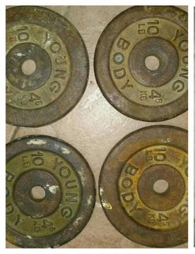 Mancuernas con Disco 10lbs