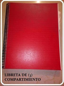 CUADERNO DE 3 MATERIA