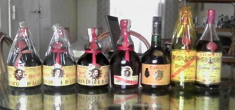 Coleccion de Brandys 7 Botellas